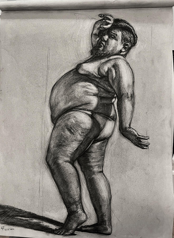 Long Figure Study Man