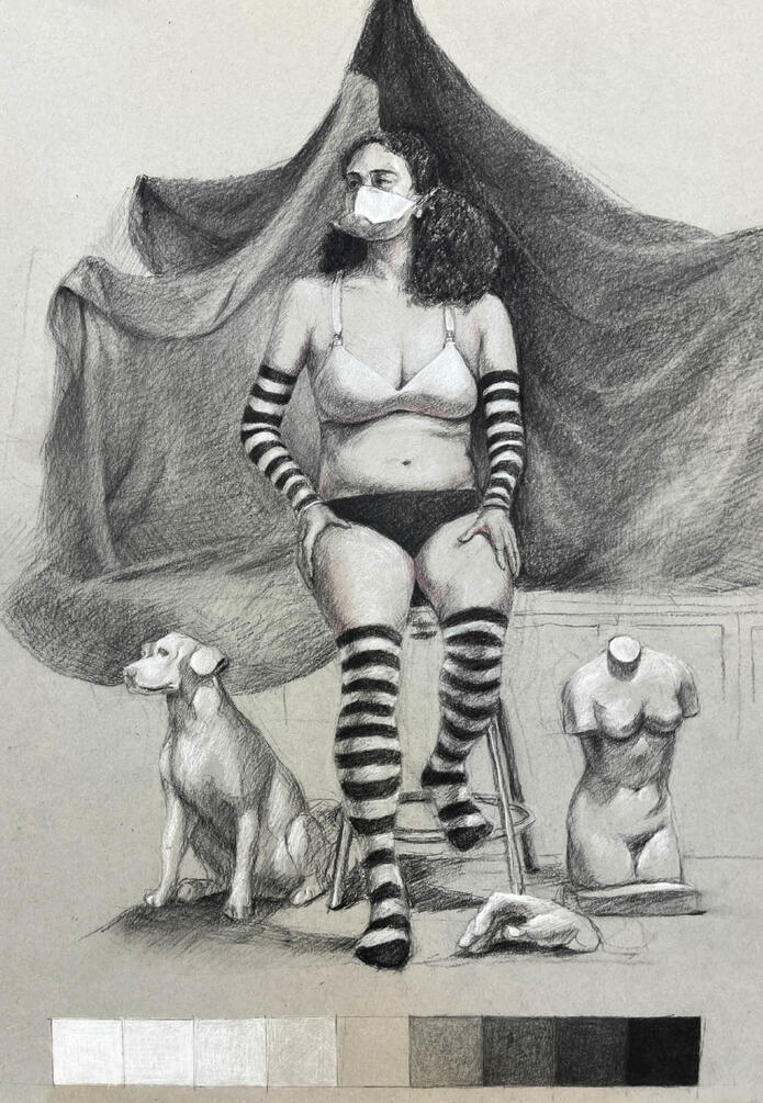 Long Figure Studies + Still LIfe