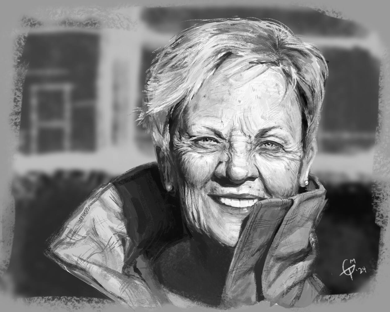 Elderly Lady's Portrait